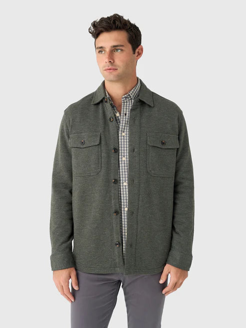 Inlet Knit CPO- Olive Leaf Melange