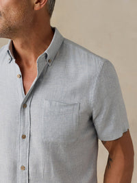 Breeze Short Sleeve Shirt- Blue Streams