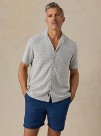 Oasis Camp Shirt - Blue Island Medallion