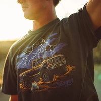 Premium Mud Romp Tee- Pigment Black