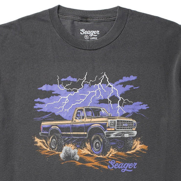 Premium Mud Romp Tee- Pigment Black