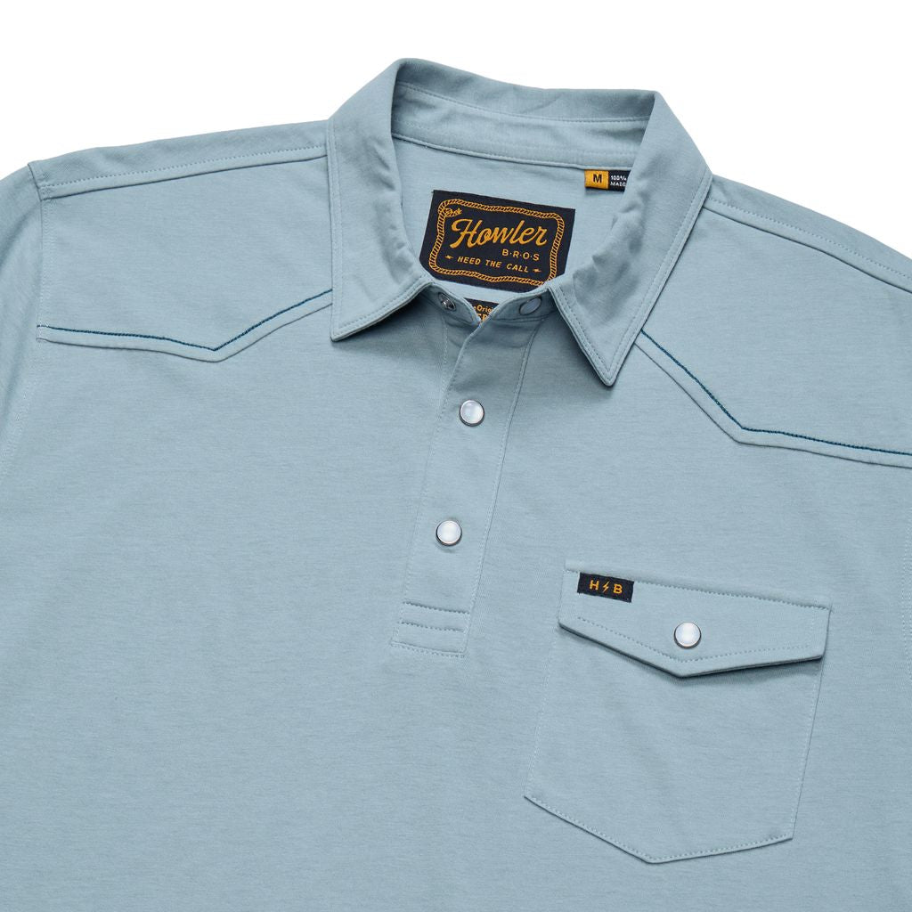 Ranchero Polo- Iron Blue
