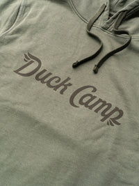 Duck Camp Logo Sweatshirt - Moss/Raven