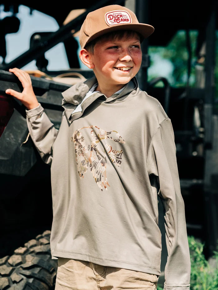 Youth Sun Hoodie - Sagebrush