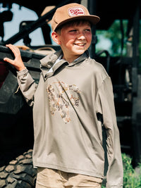 Youth Sun Hoodie - Sagebrush