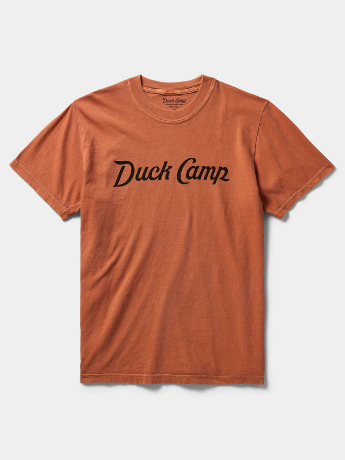 Duck Camp Logo T-Shirt- Clay