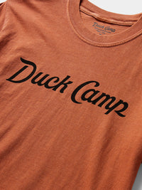 Duck Camp Logo T-Shirt- Clay