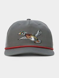Wood Duck Hat- Charcoal