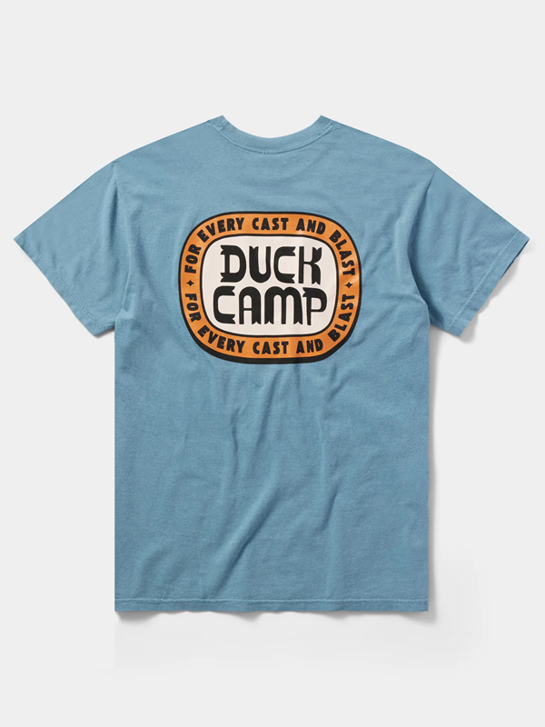 Buckle Badge T-Shirt - Coastal Blue