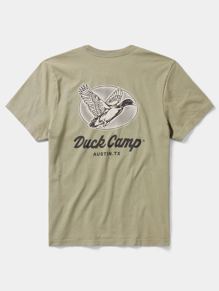Lone Star Duck T-Shirt- Field Khaki