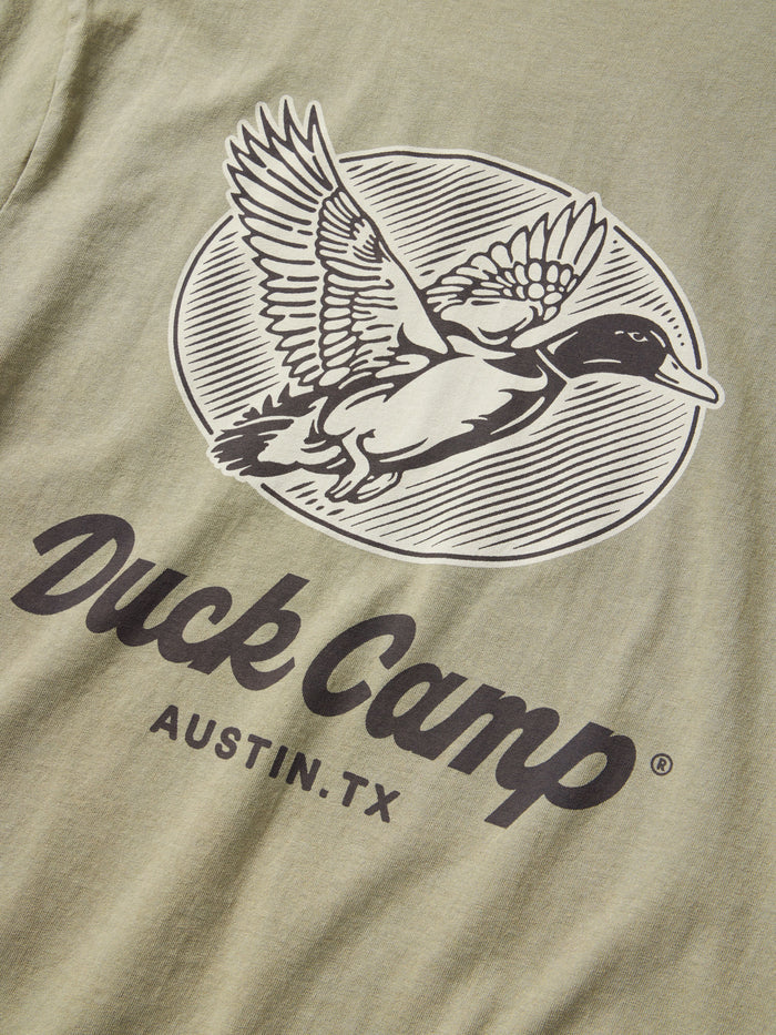 Lone Star Duck T-Shirt- Field Khaki