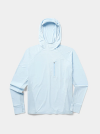 Brrr® Lightweight Rockport Pro Guide Hoodie- Ice Water