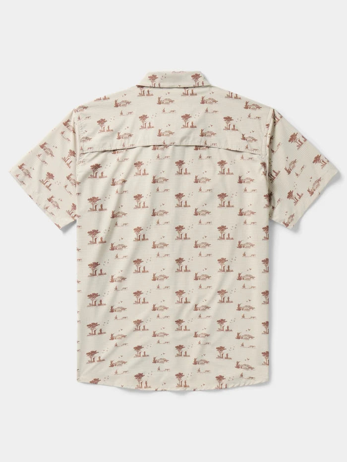 Cast & Blast Short Sleeve Shirt- Opening Day Sand Dollar