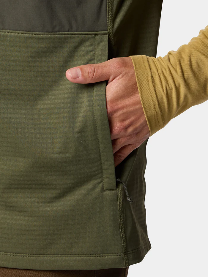 Lightweight Grid Tech Vests- Moss/Raven