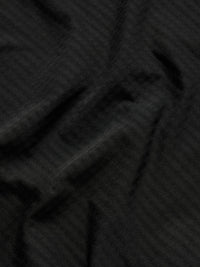 Lightweight Grid 1/2 Zip Fleece- Black