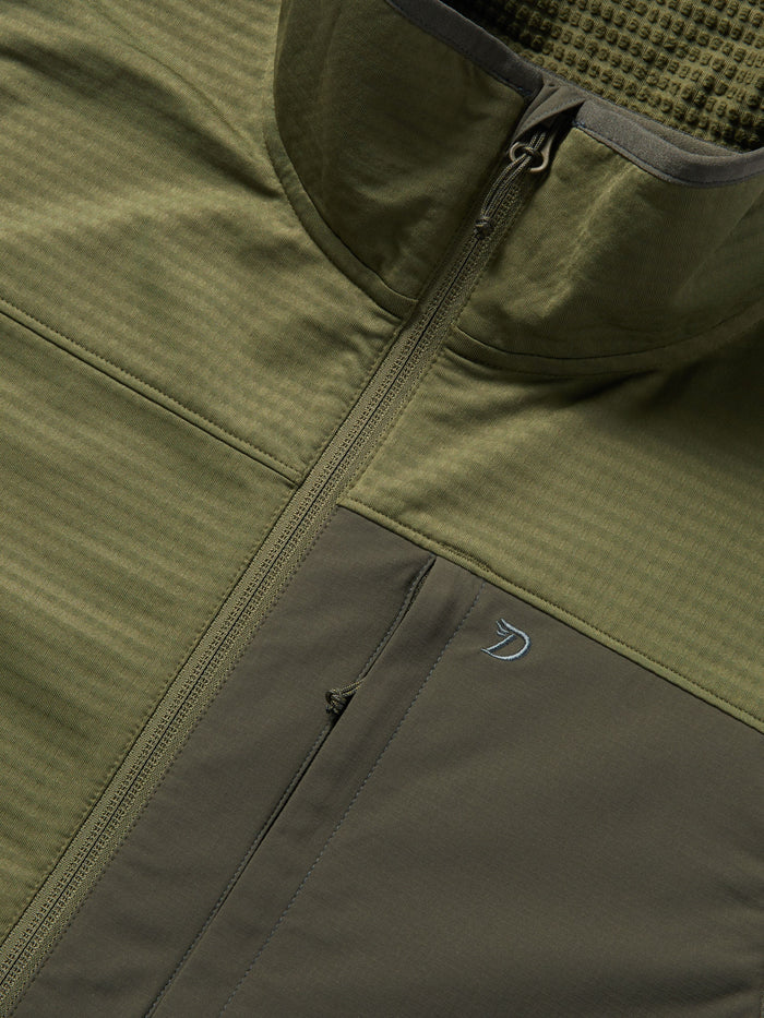 Lightweight Grid Tech Vests- Moss/Raven
