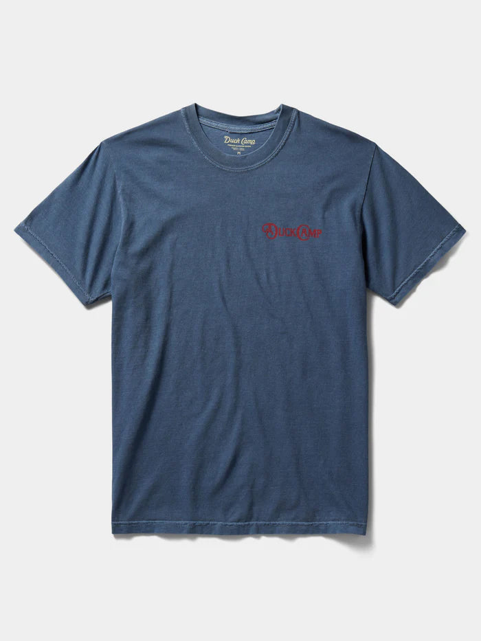 Wingshooting Badge Graphic T-Shirt- Dark Denim