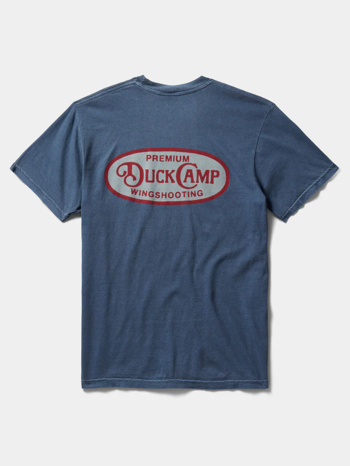 Wingshooting Badge Graphic T-Shirt- Dark Denim