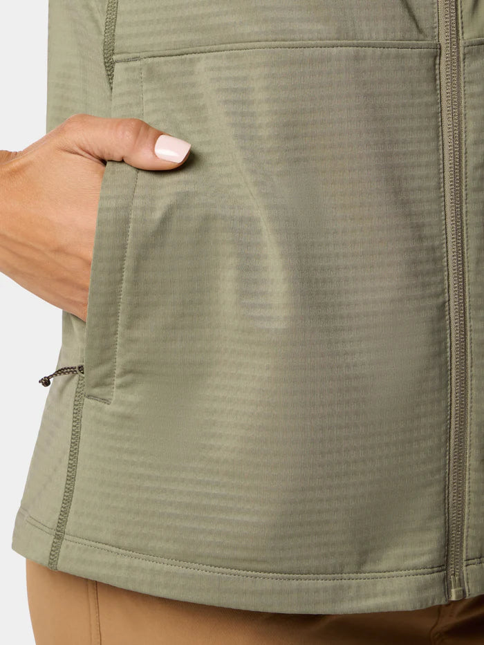 Lightweight Grid Tech Fleece Vest