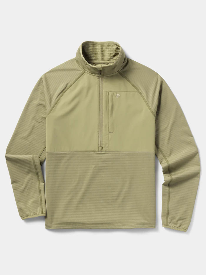 Lightweight Grid Tech Half Zip