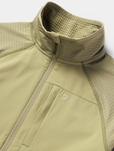 Lightweight Grid Tech Half Zip