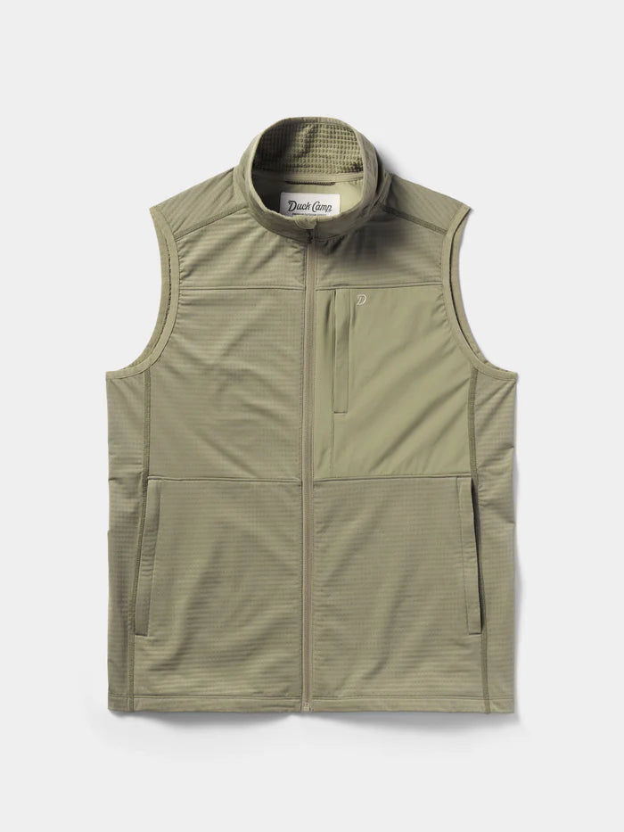Lightweight Grid Tech Fleece Vest