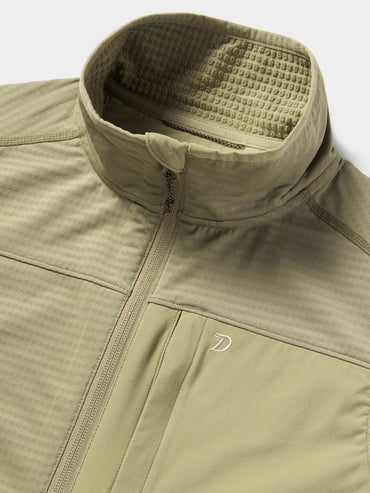 Lightweight Grid Tech Fleece Vest