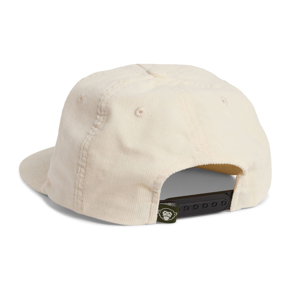 El Monito Surfs Snapback Hat- Off White Cord