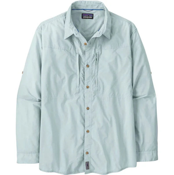 Sun Stretch Long Sleeved Shirt- Chilled Blue
