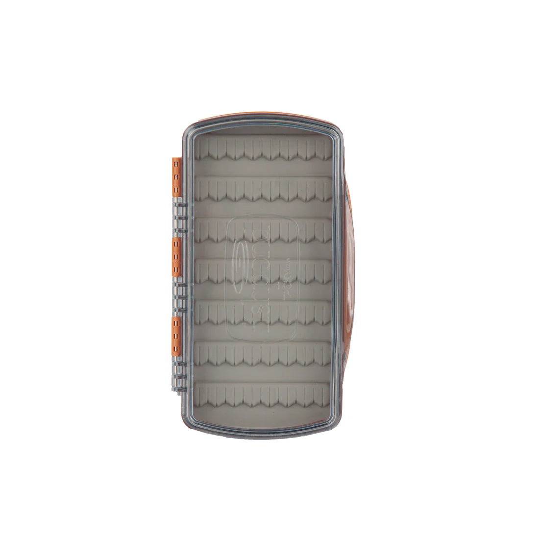 Tacky Pescador Fly Box- Clear/Burnt Orange