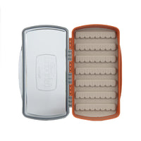 Tacky Pescador Fly Box- Clear/Burnt Orange