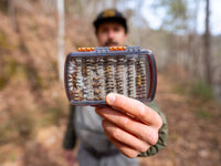 Tacky Pescador Fly Box- Clear/Burnt Orange
