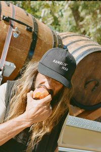 Ramblin' Man Hemp Snapback- Black