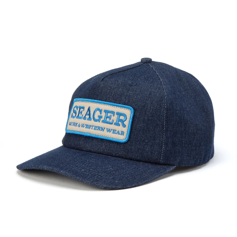 Farrier Denim Snapback- Dark Blue