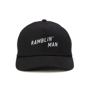 Ramblin' Man Hemp Snapback- Black