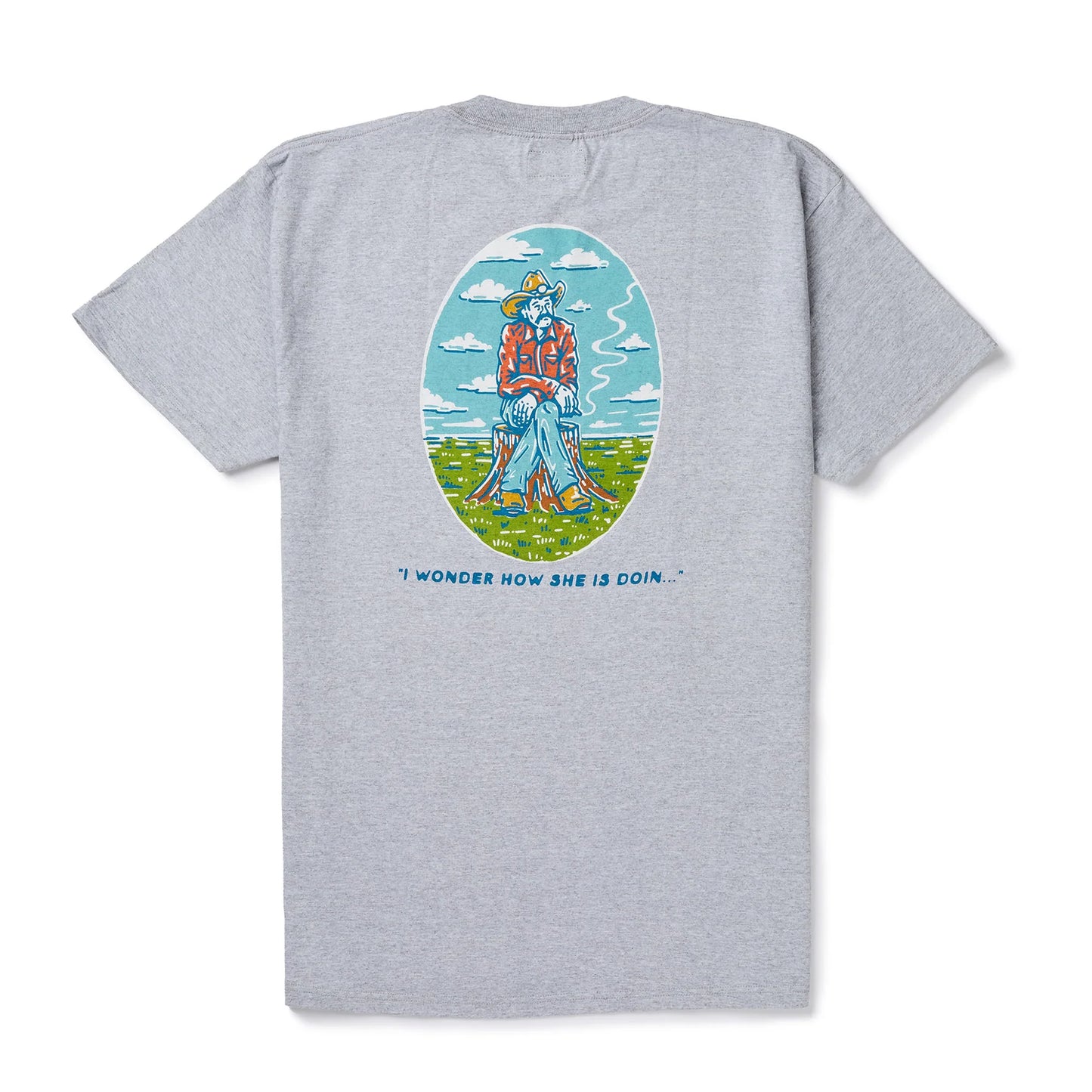 Ponder T-Shirt- Heather Grey