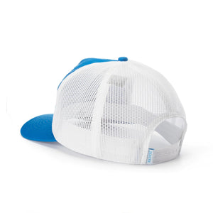 Western Wear Snapback Hat- Blue/White