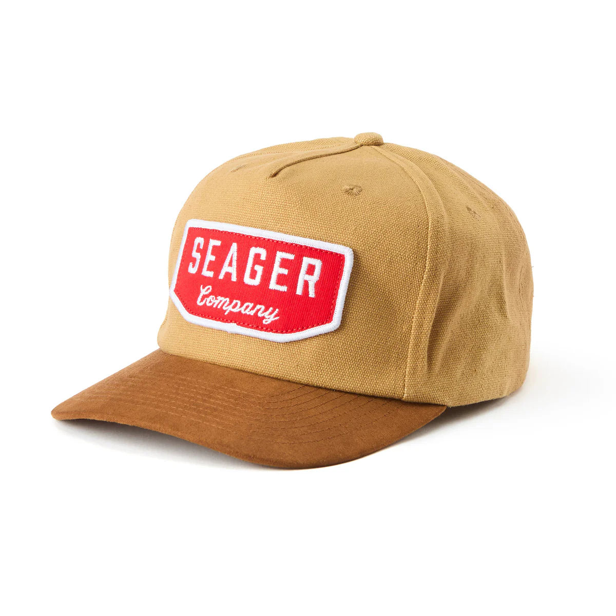 Wilson Snapback Hat- Khaki/Brown