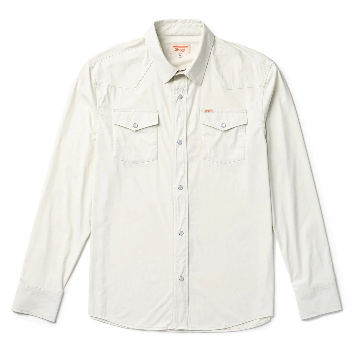 El Ranchero Long Sleeve Shirt- Eggshell White