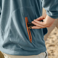 Palo Duro Fleece Hoodie- Stormy Sea