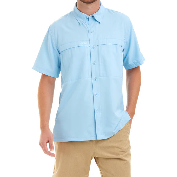 short sleeve microfiber dress shirt Men's Microfiber Short Sleeve Button Down Shirts