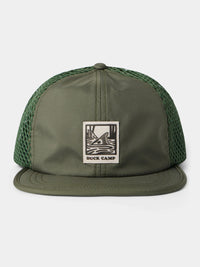 Redfish Tail Crushable Mesh Hat- Moss