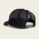 Lighting Badge Foam Dome Snapback Hat- Black