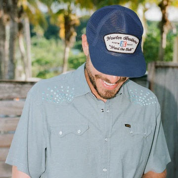 Feedstore Snapback Hat- Capital Blue