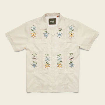 Guayabera Shirt- Riverbed - Flowers