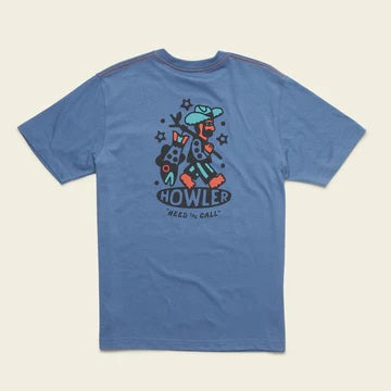 Travelin' Light Pocket T-Shirt- Blue Mirage