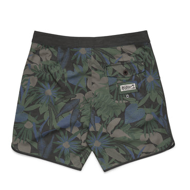 Bruja Boardshorts- Tropical Dimension/Antique Black