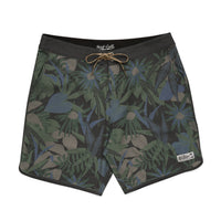 Bruja Boardshorts- Tropical Dimension/Antique Black