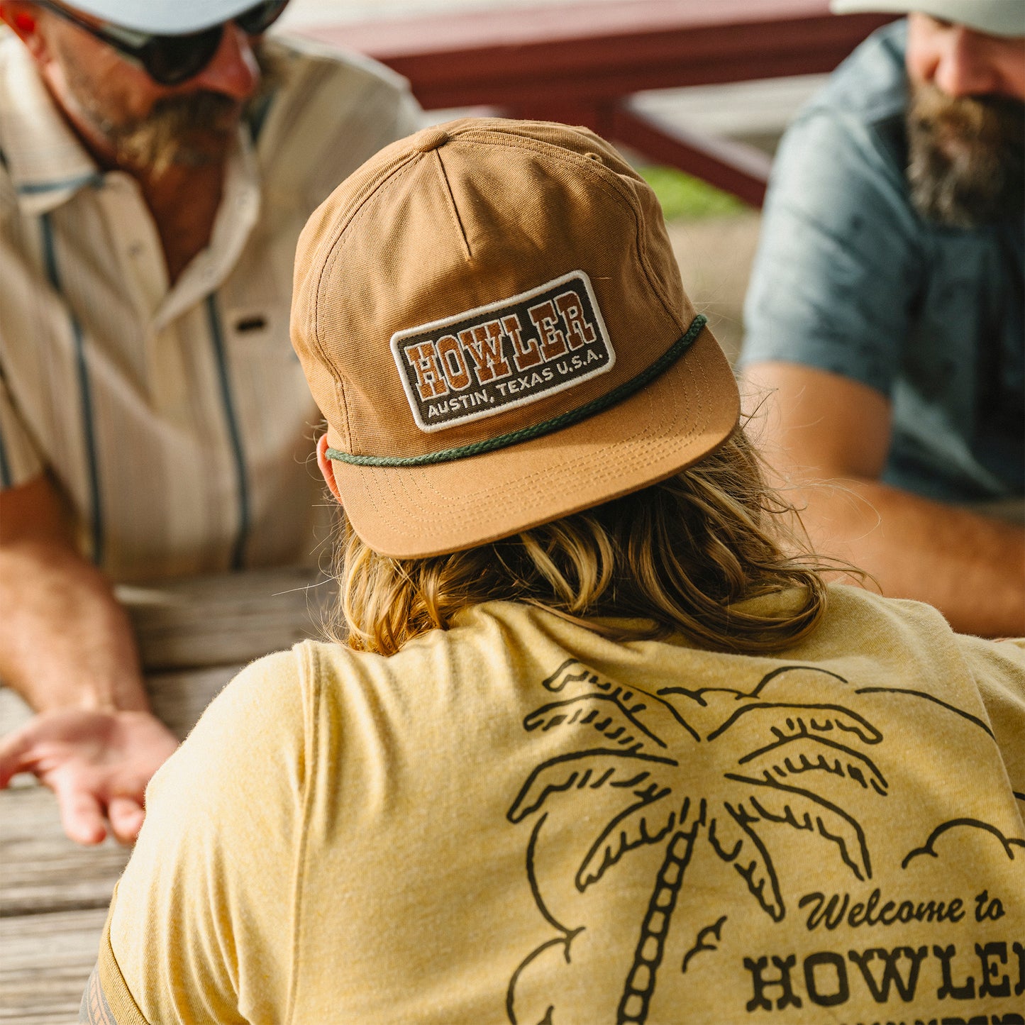 Howler Slab Snapback Hat- Duck Brown