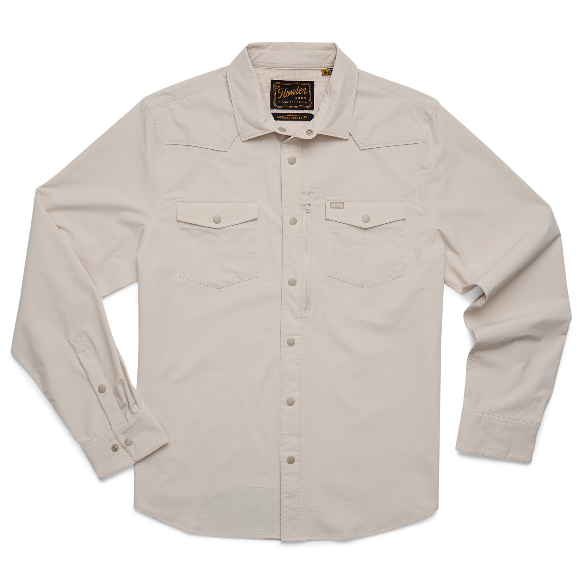 Emerger Tech Long Sleeve Shirt- Chalk